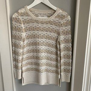 LOFT Striped Knit Sweater